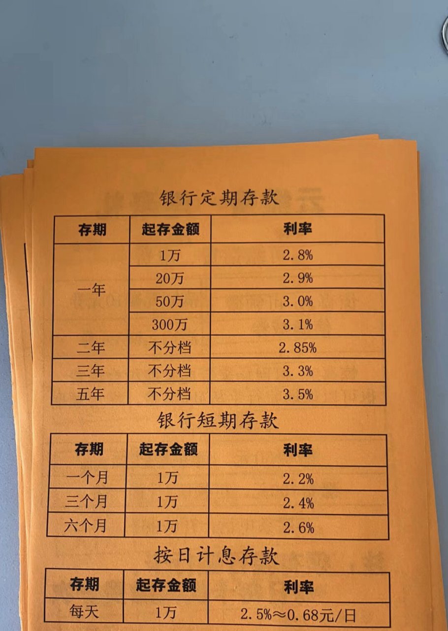 最新银行存款利率概览，一览各大银行最新存款利率