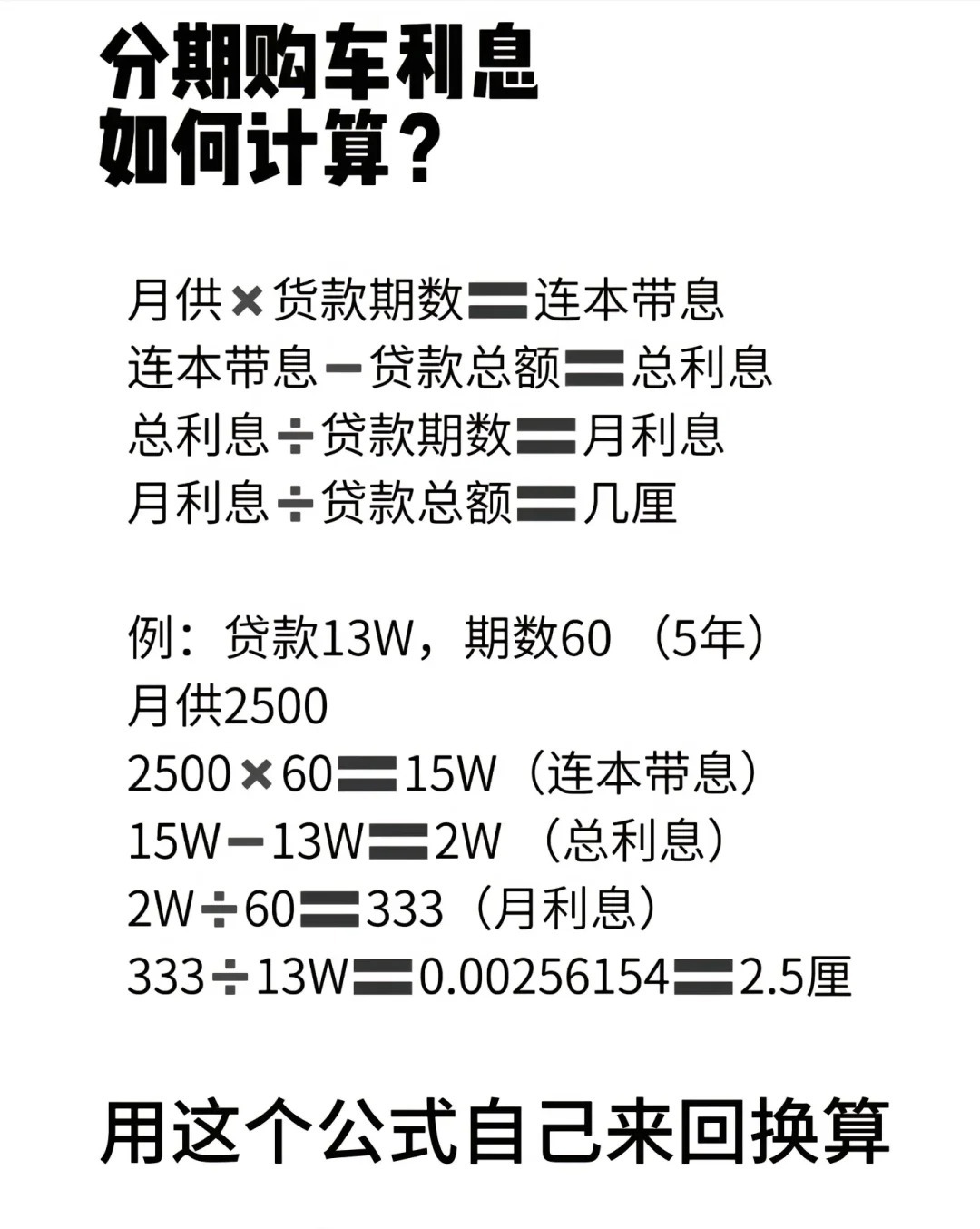 车位贷款计算器最新